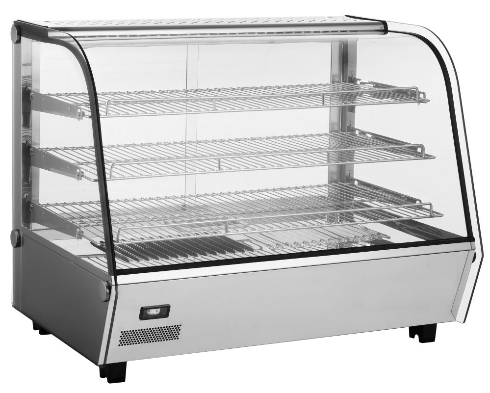 Warmhaltevitrine mit 3 Auslagen