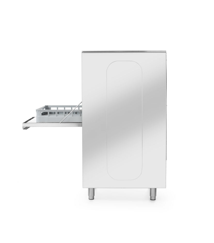 Geschirrspüler 50x60 für Tabletts und Töpfe – elektronisch gesteuert, mit Waschmitteldosiersystem und Ablaufpumpe