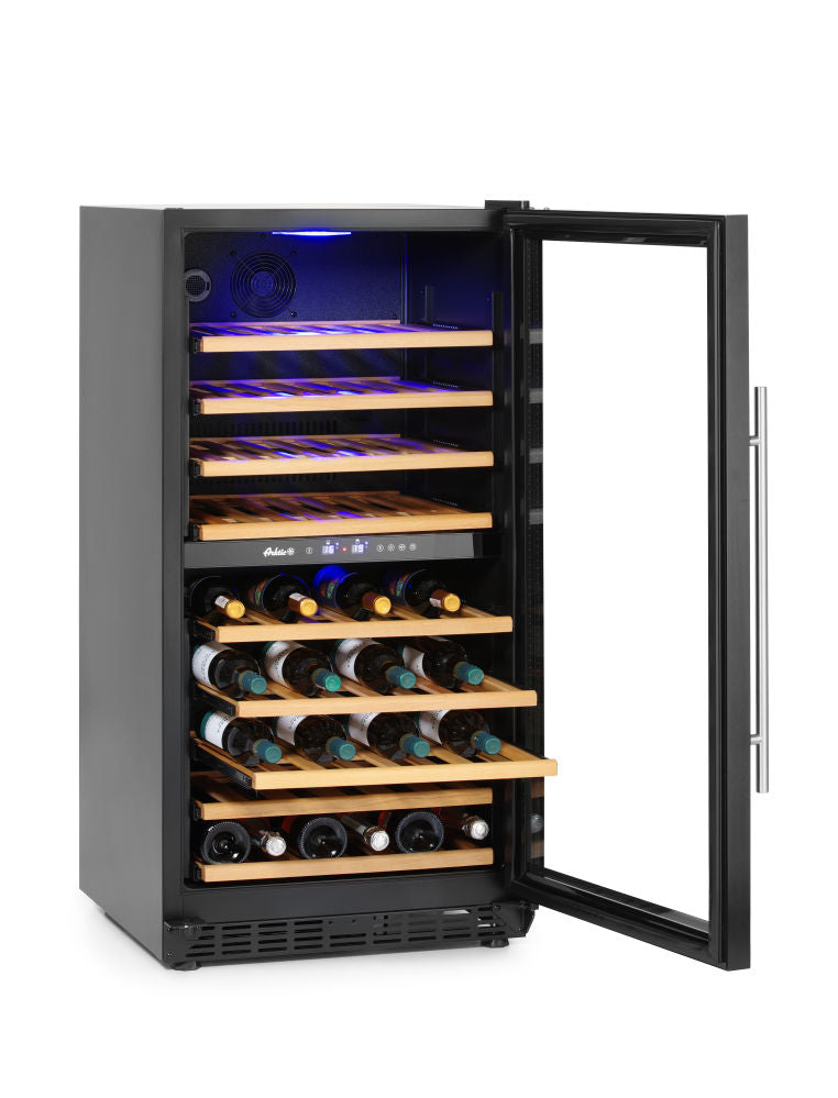 Weinkühlschrank, 2 Zonen, 72 Flaschen
