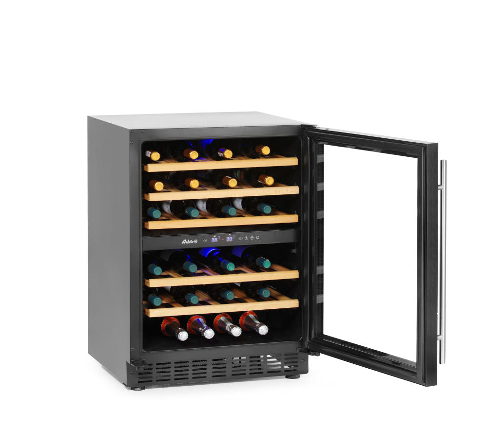 Weinkühlschrank, 2 Zonen, 46 Flaschen
