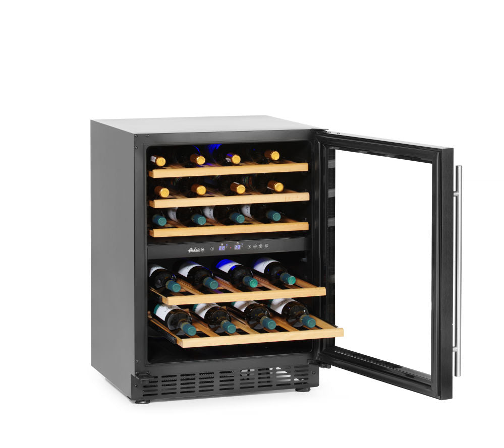Weinkühlschrank, 2 Zonen, 46 Flaschen