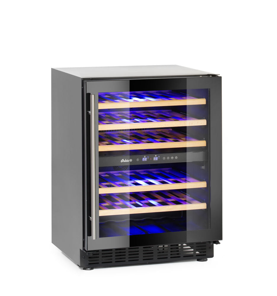 Weinkühlschrank, 2 Zonen, 46 Flaschen