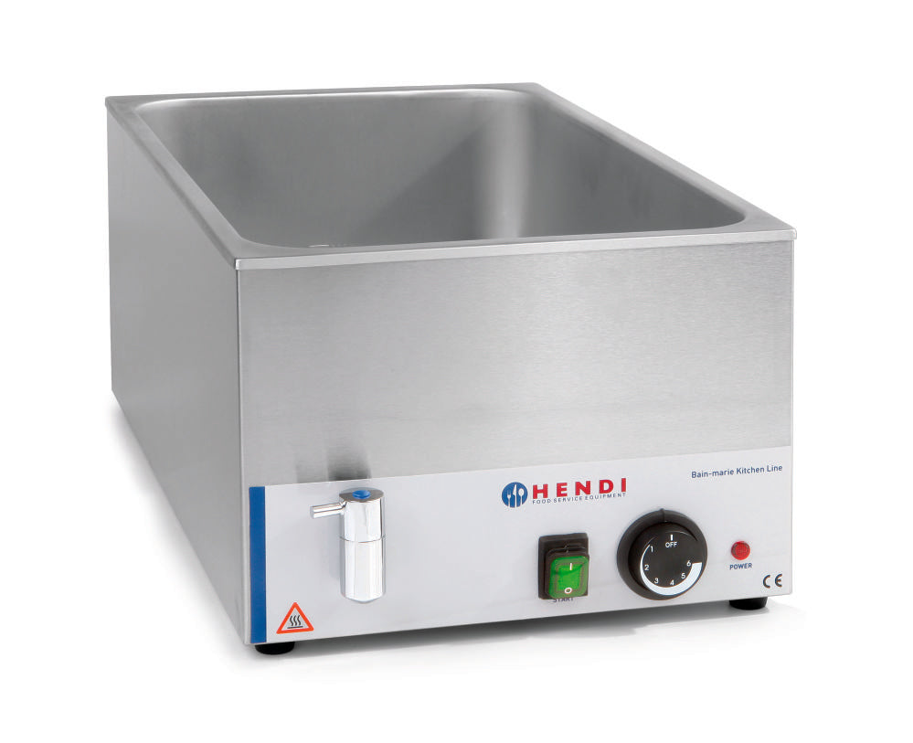 Bain-Marie Kitchen Line mit Ablasshahn