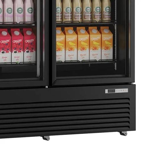 KÃ¼hlschrank mit 3 GlastÃ¼ren - 1530L