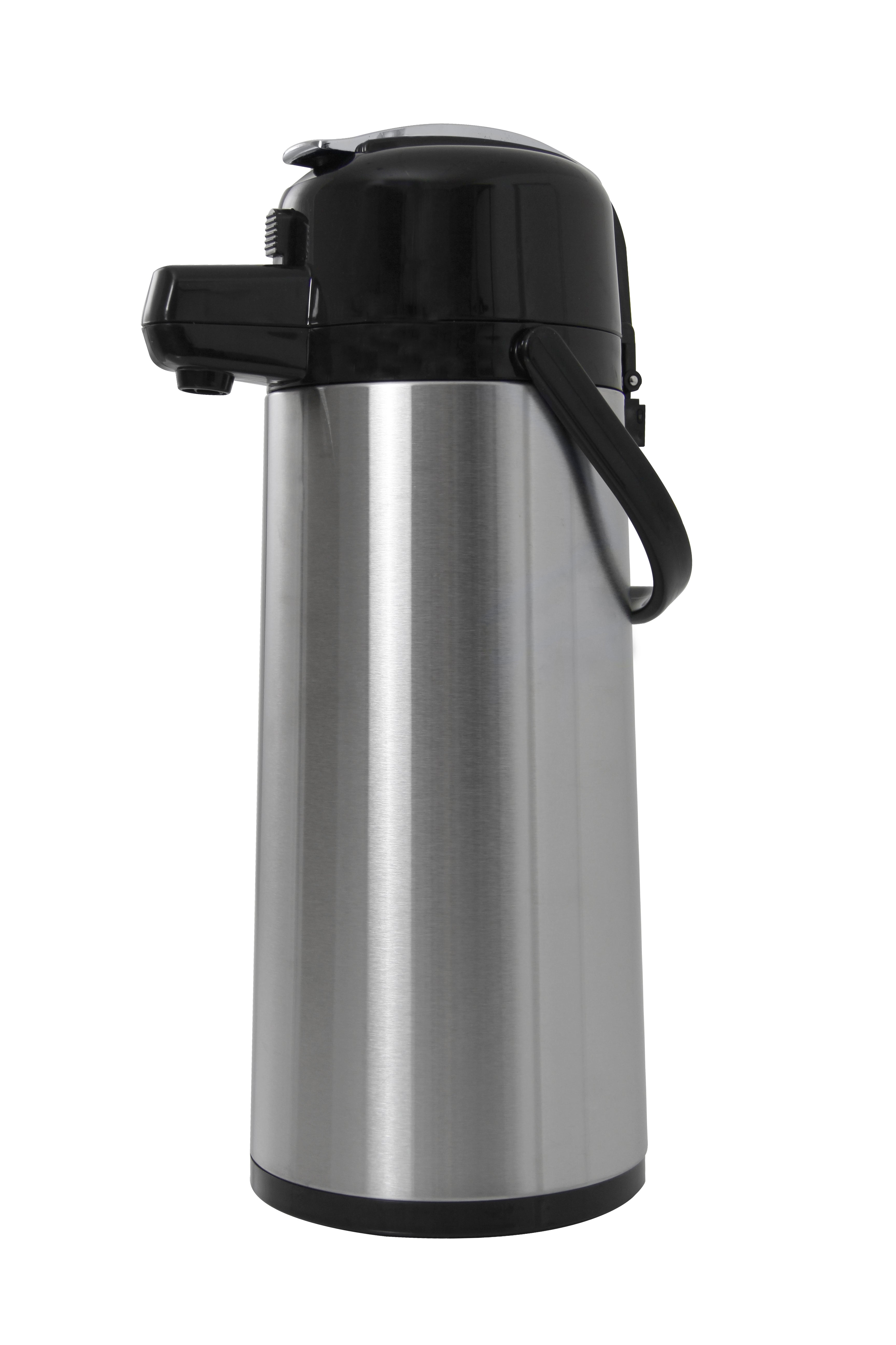 SARO Edelstahl Isolierpumpkanne (Innen Glas)