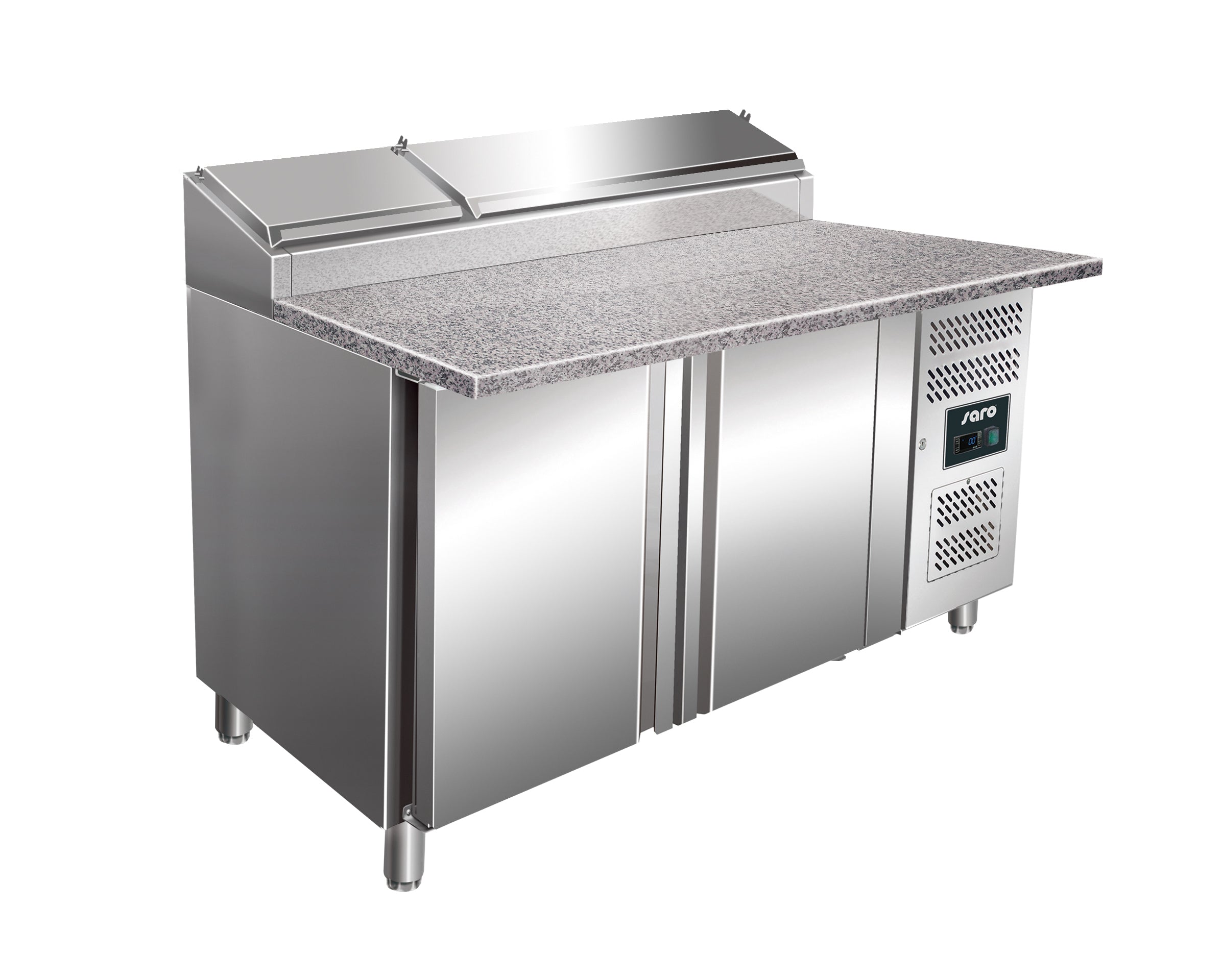 SARO Belegstation, Granitarbeitsplatte - 1/3 GN Modell SH 1500