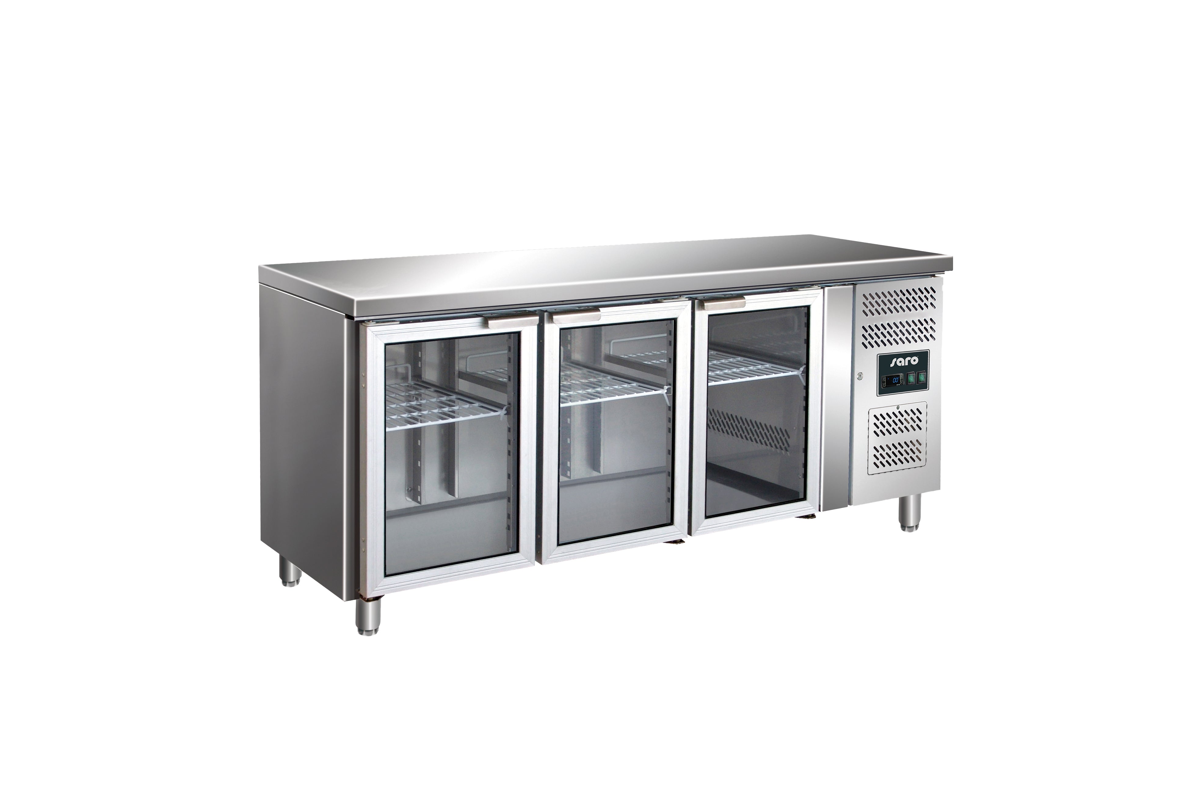 SARO Kühltisch mit Glastür Modell GN 3100 TNG