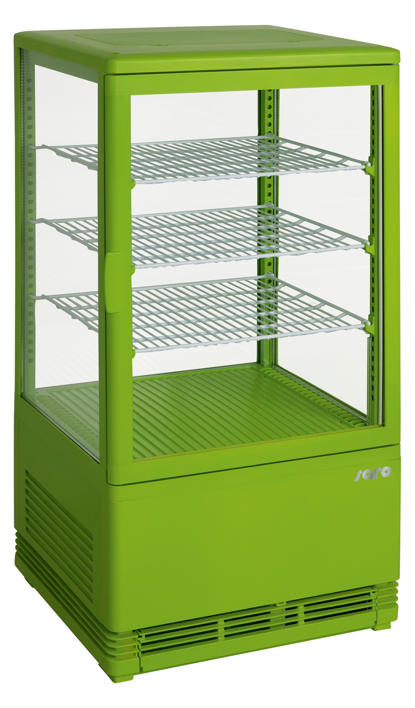 SARO Mini-Umluftkühlvitrine Modell SC 70 grün