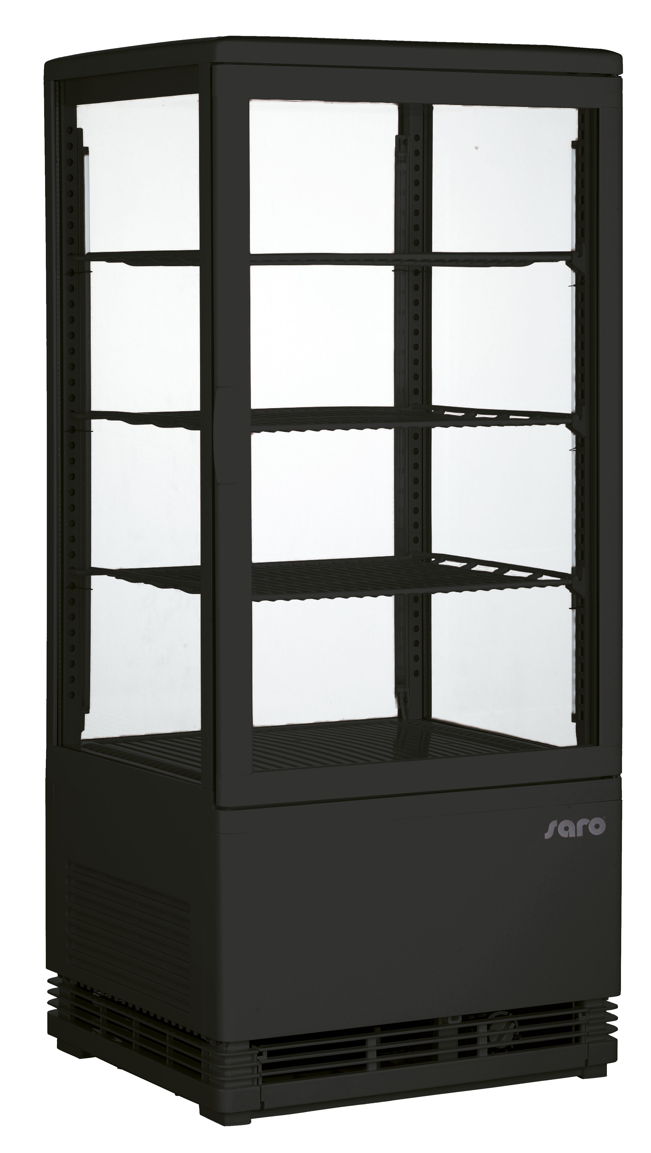SARO Kühlvitrine Modell SC 80 schwarz