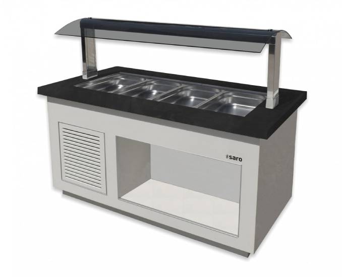 Salatbar für 4x 1/1 GN, PREMIUM LINE SB-K170 weiß