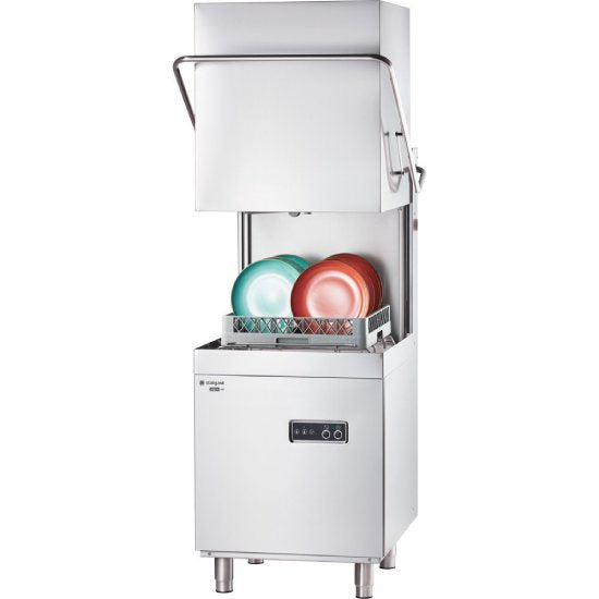 Haubenspülmaschine Universal inkl. Klarspülmittel- und Reinigerdosierpumpe, 400V, 10 kW