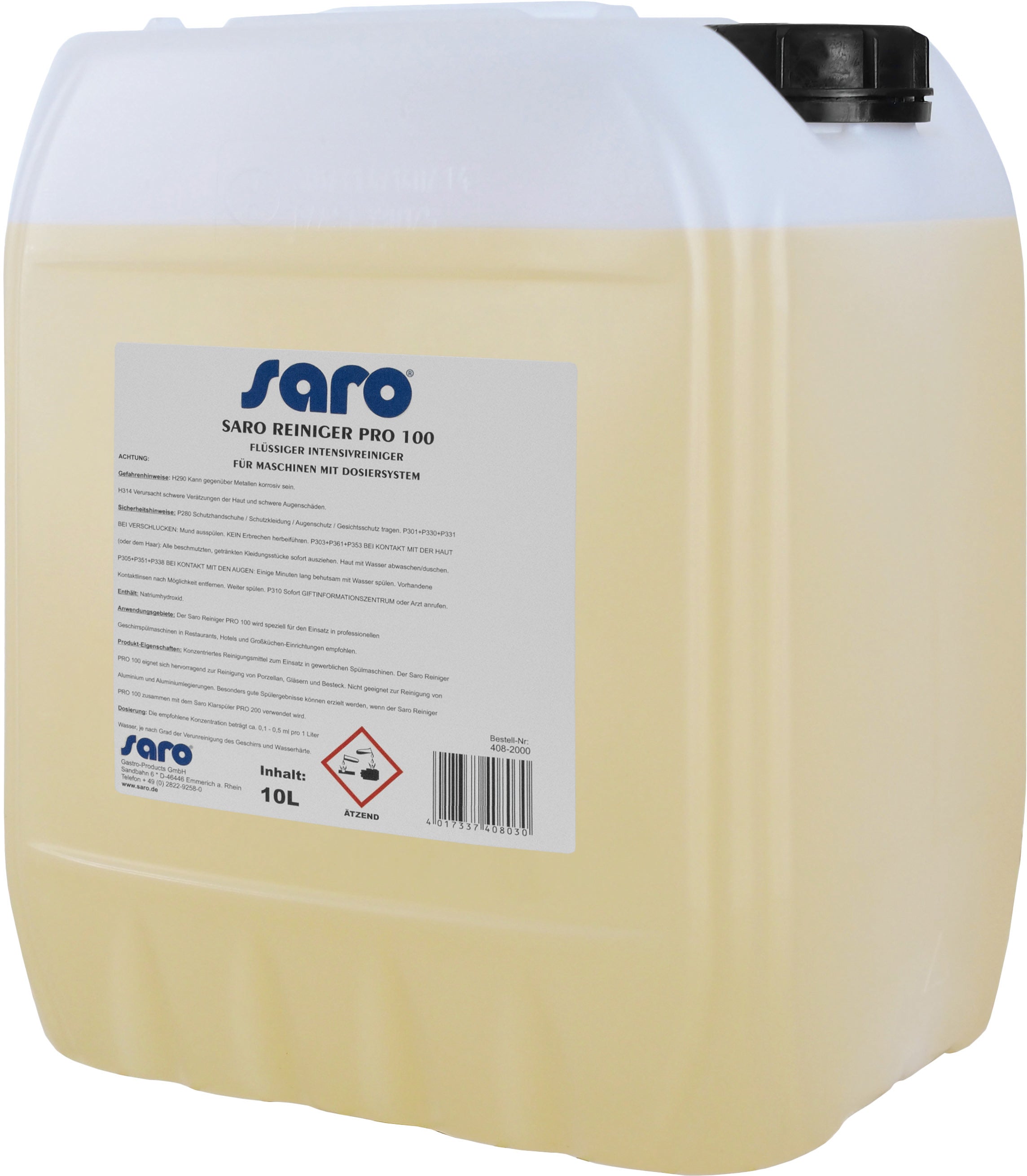 SARO Spülmaschinenreiniger Modell PRO 100