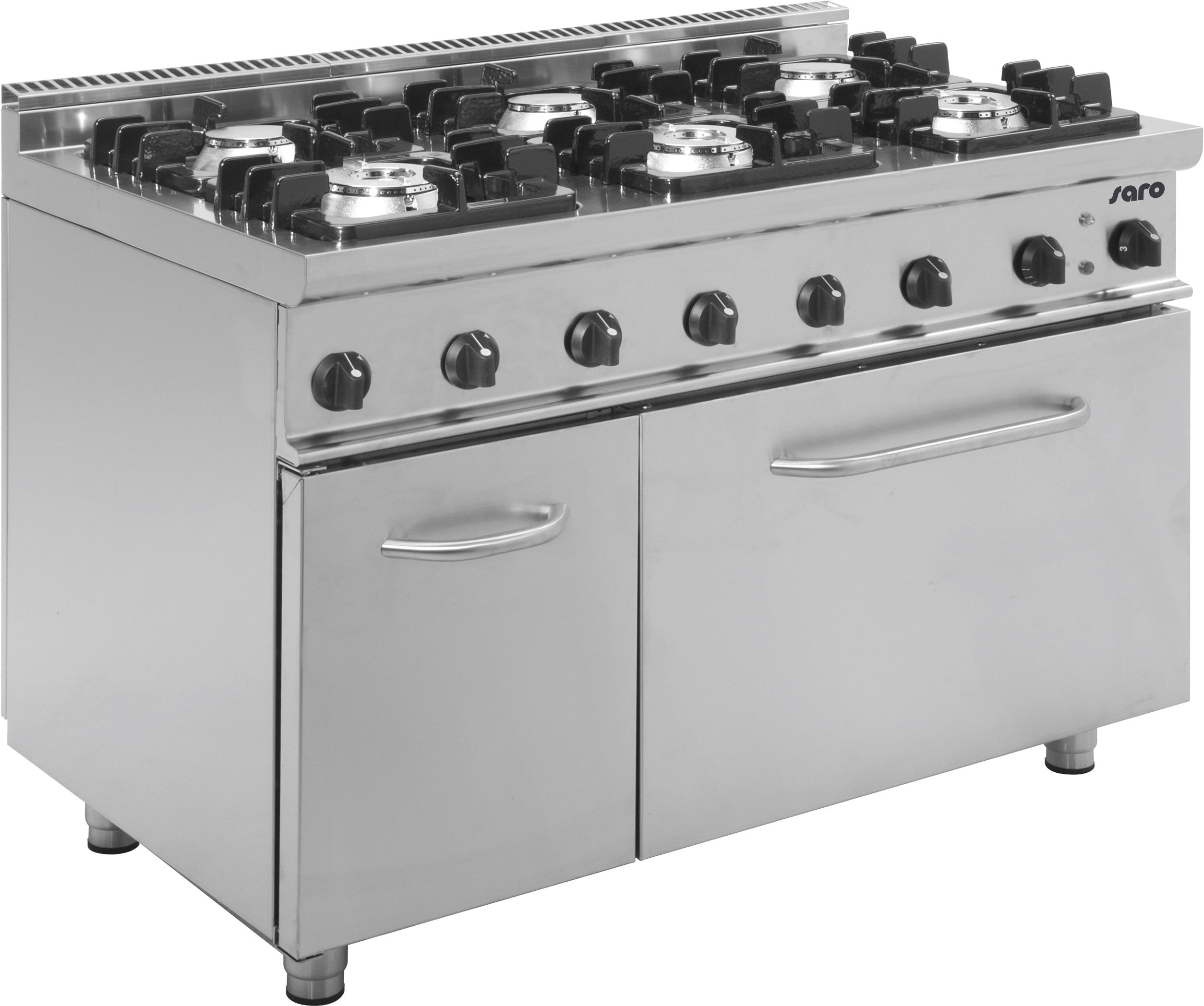SARO Gasherd mit Elektrobackofen Modell E7/KUPG6LE