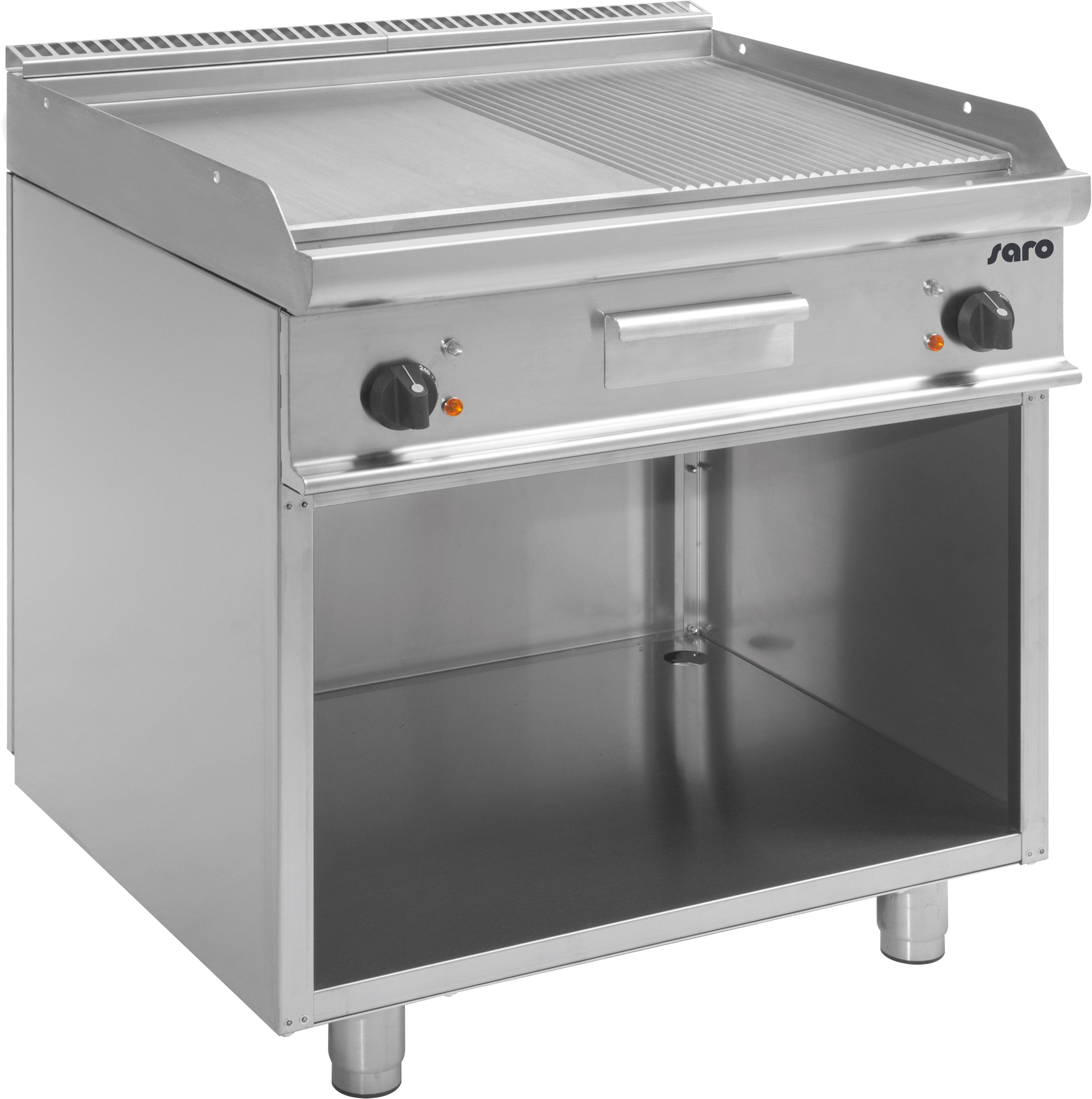 SARO Elektro-Griddleplatte mit offenem Unterbau Modell E7/KTE2BAM