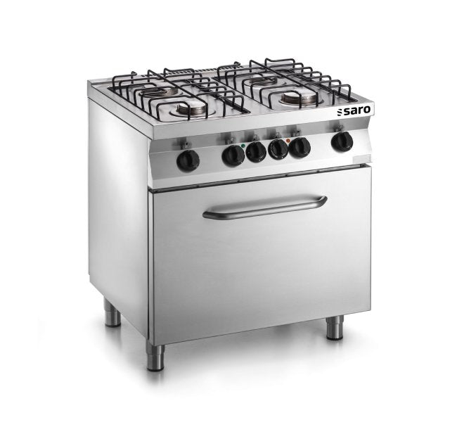 SARO Fast-Serie Gasherd mit Elektrobackofen Modell F7/FUG6LE
