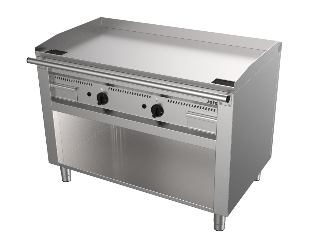 SARO Gas-Teppanyakigrill mit offenem Unterbau Modell TED2/120 G
