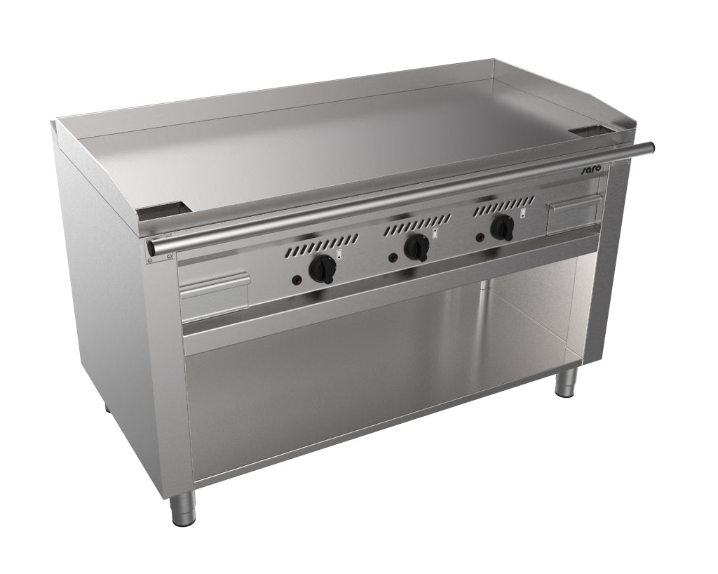 SARO Gas-Teppanyakigrill mit offenem Unterbau Modell TED3/140 G