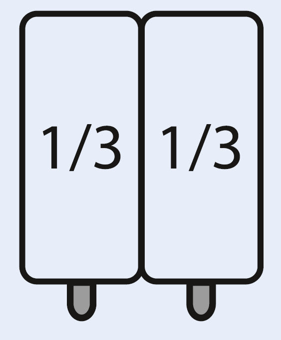 SARO E7/CPCEXC Nudelkorb-Set 2 x 1/3 GN