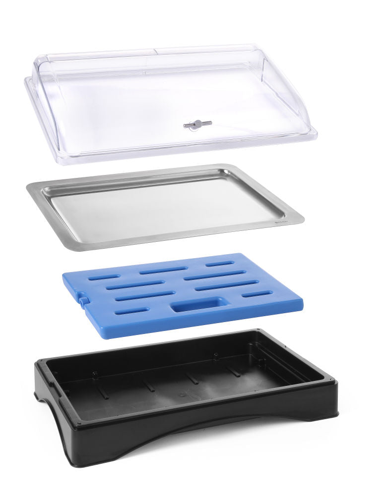 Rolltop-Präsenter gekühlt - GN 1/1