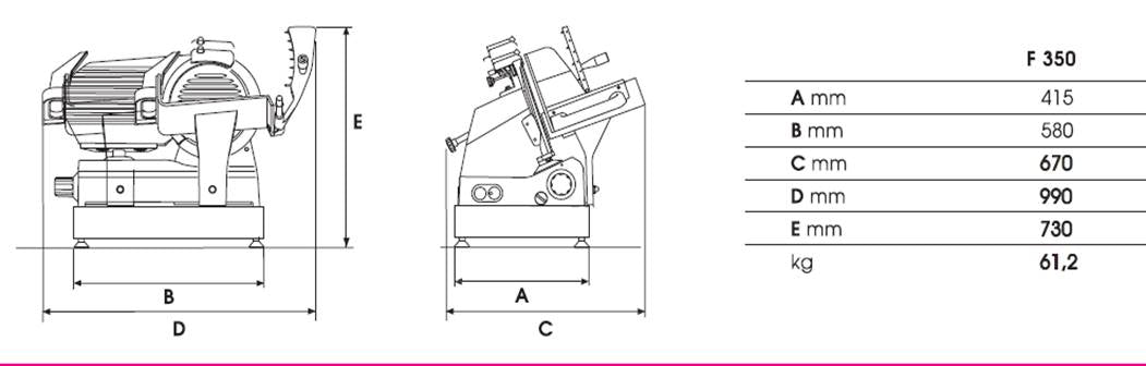 SARO Automatische Aufschnittmaschine F-350i
