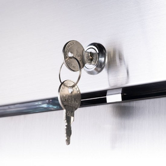Starline Doppeltür-Tiefkühlschrank mit Rädern, GN 2/1