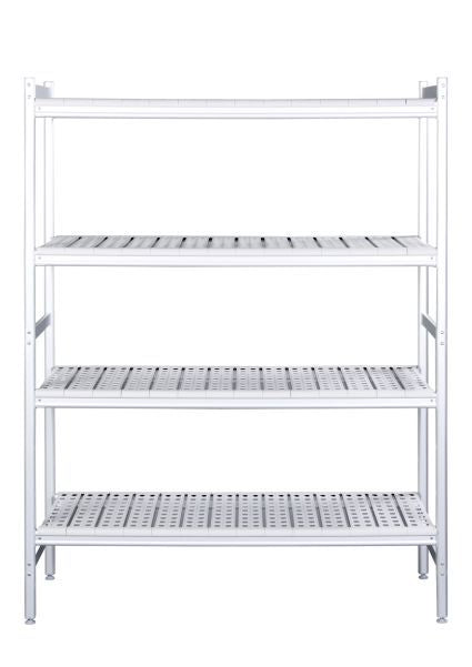 SARO Alu- Regalboden mit Kunstoffrosten 373x1240mm
