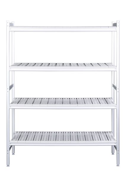 SARO Alu- Regalboden mit Kunstoffrosten 373x1682mm