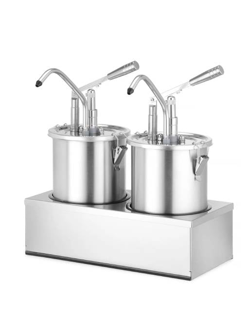 Saucenspender, Edelstahl, Zweier-Set