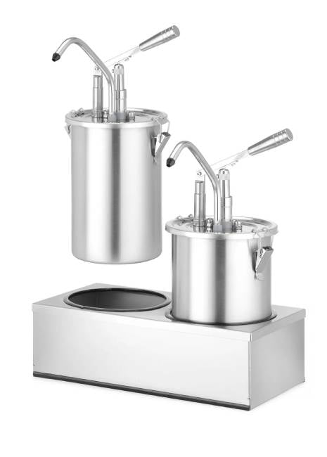 Saucenspender, Edelstahl, Zweier-Set