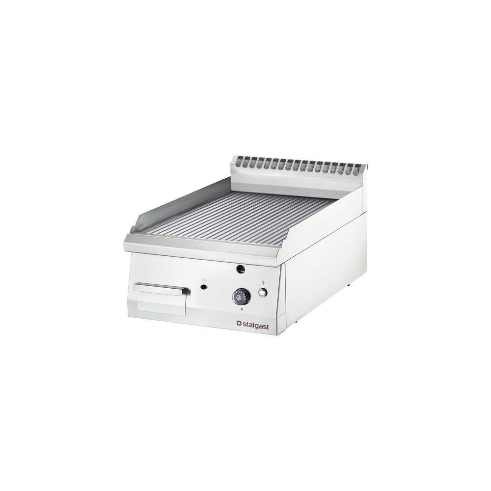 Gas-Griddleplatte als Tischgerät, Serie 700 ND - gerillt 400x700x250 mm