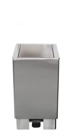 Edelstahlmülleimer 60 Liter, Modell Apollo