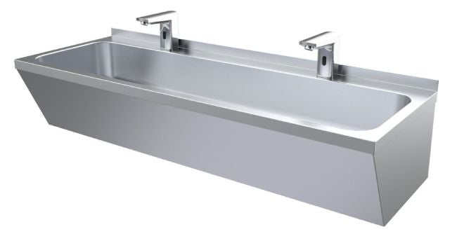 Edelstahl Waschbecken Doppelt 1200X425X165MM