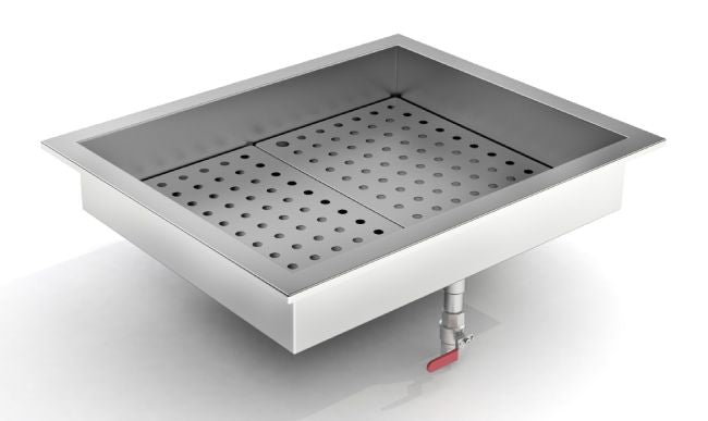 GEMAHLENES EIS BEHÄLTER EINBAU 2/1 GN