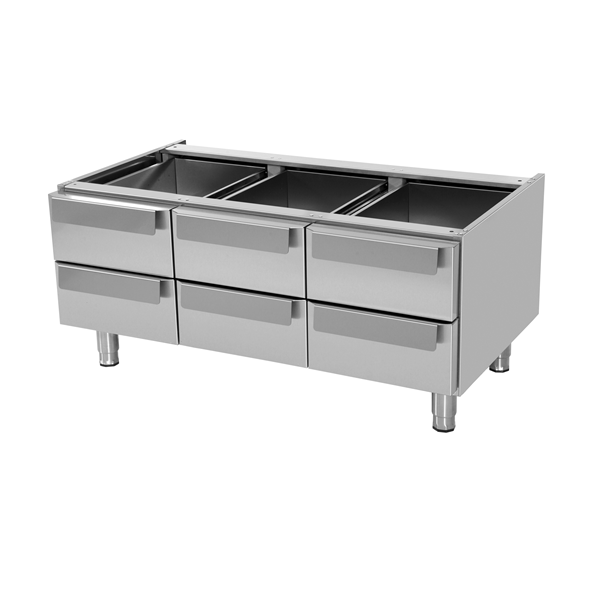 Unterbau 1200mm â€“ Mit 6 Schubladen - 7030UB-C
