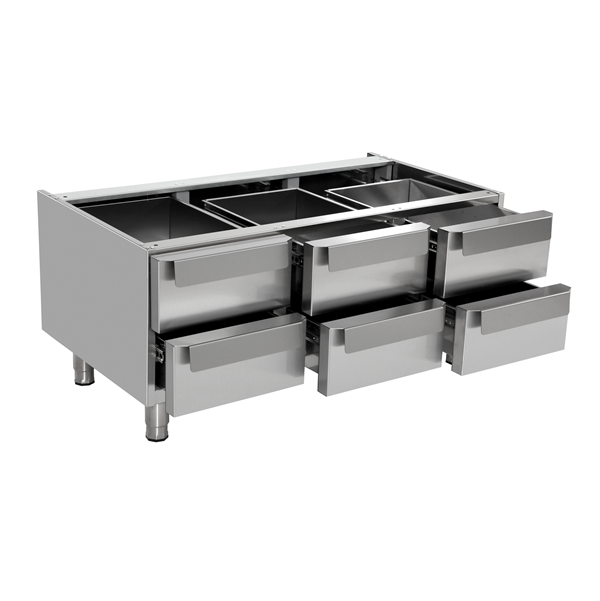 Unterbau 1200mm â€“ Mit 6 Schubladen - 7030UB-C