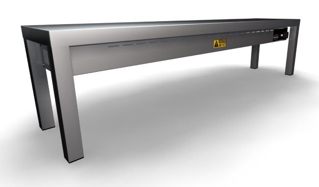 AUFSATZBORD KERAMISCH BEHEIZT 1 STUFIG 1400  4 HEATERS OF 250W