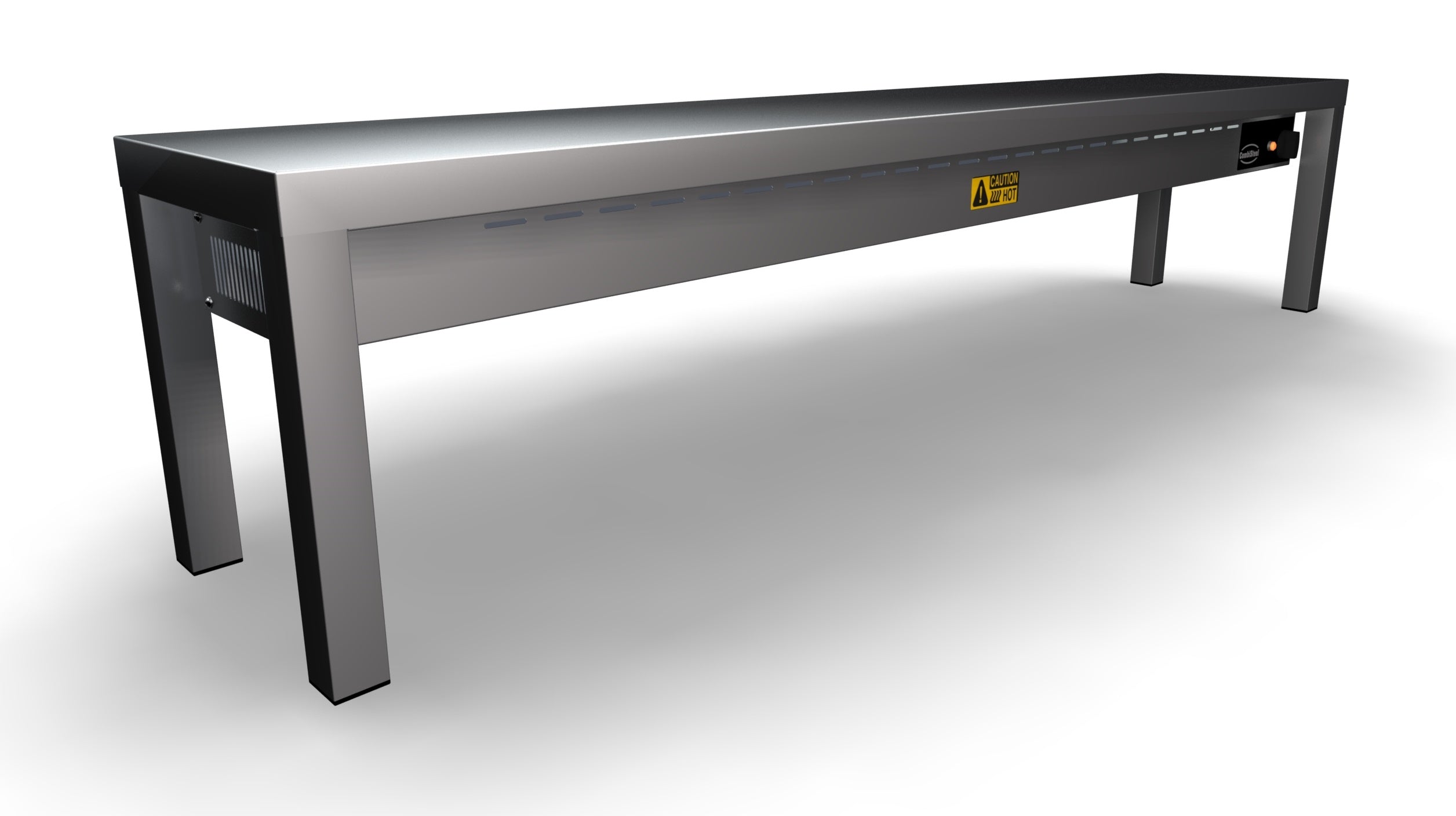 AUFSATZBORD KERAMISCH BEHEIZT 1 STUFIG 1600  4 HEATERS OF 250W