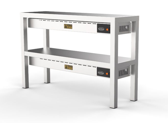 AUFSATZBORD KERAMISCH BEHEIZT 2 STUFIG 1000  6 HEATERS OF 250W
