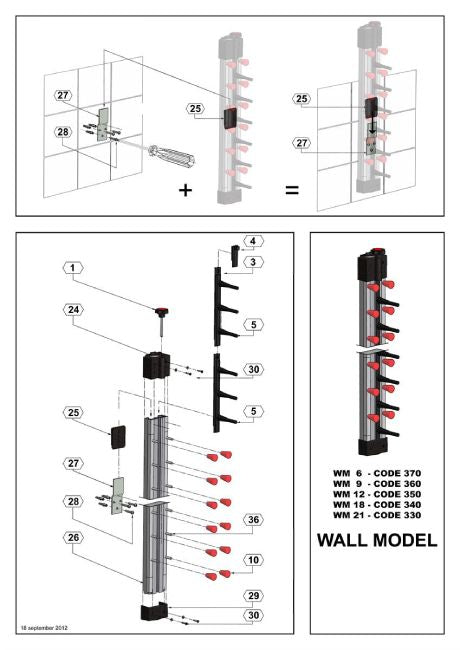 TELLER REGAL WANDMODELL 12