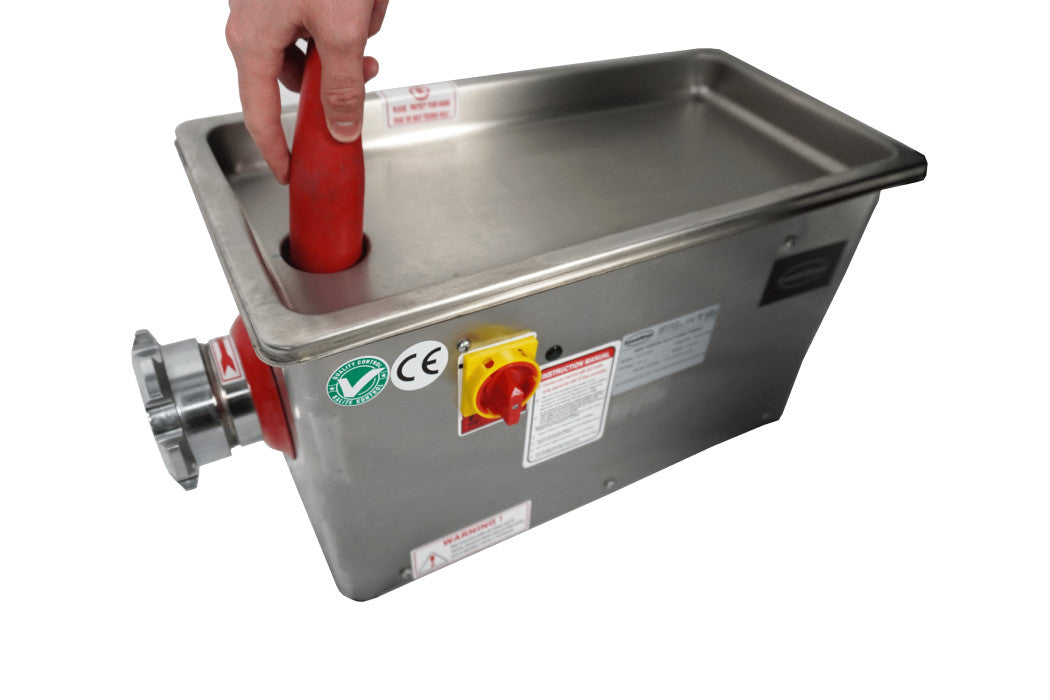 Fleischwolf 12 - 90 kg/h, 230V - mit festem Kopf.