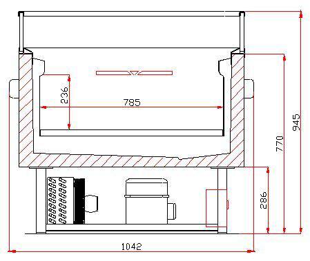Kühl-/ Tiefkühlinsel umschaltbar 1.5