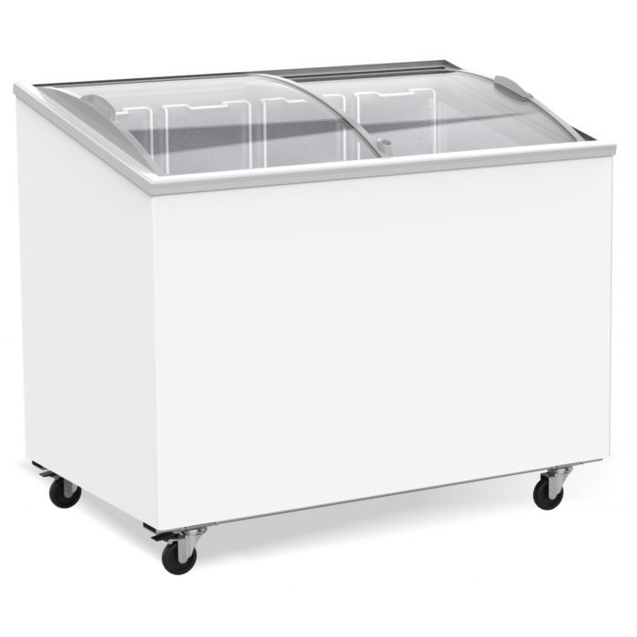 Tiefkühltruhe mit Glasdeckel 297 Liter