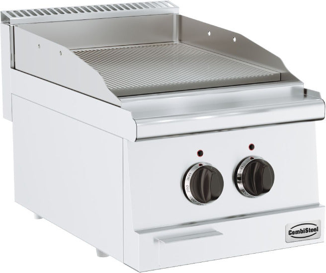 Grillplatte gerillt Base 600 elektrisch