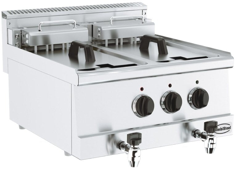 Base 600 El. Fritteuse 2X10 Liter