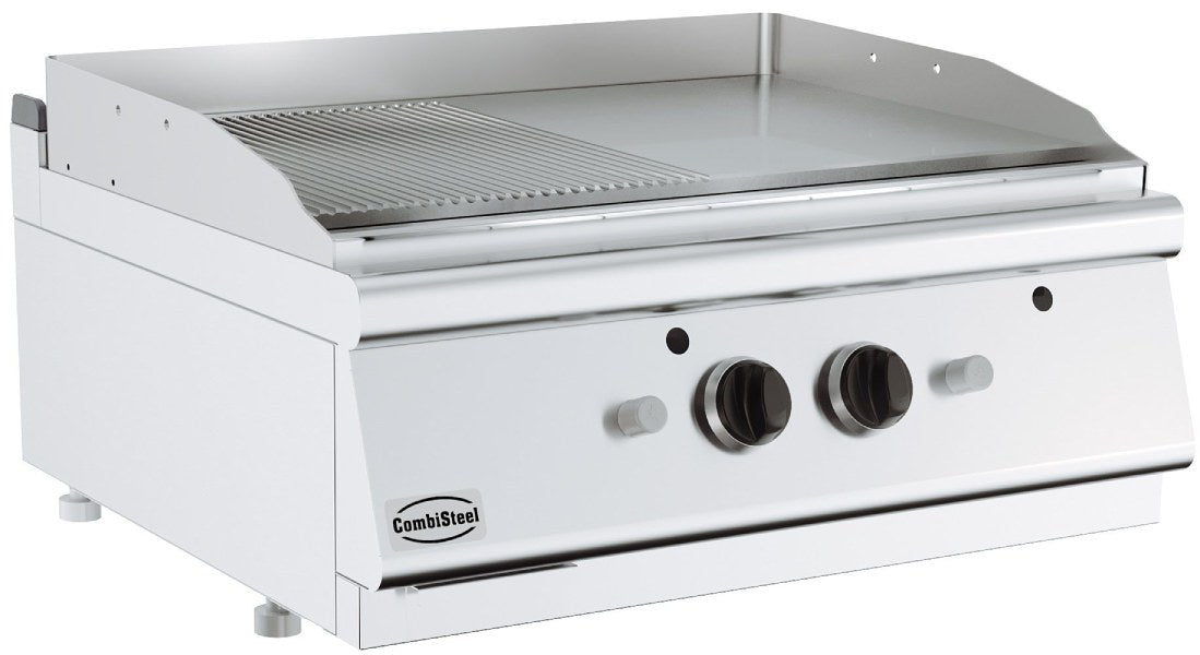 BASE 700 GAS GRILLPLATTE CHROM GERILLT