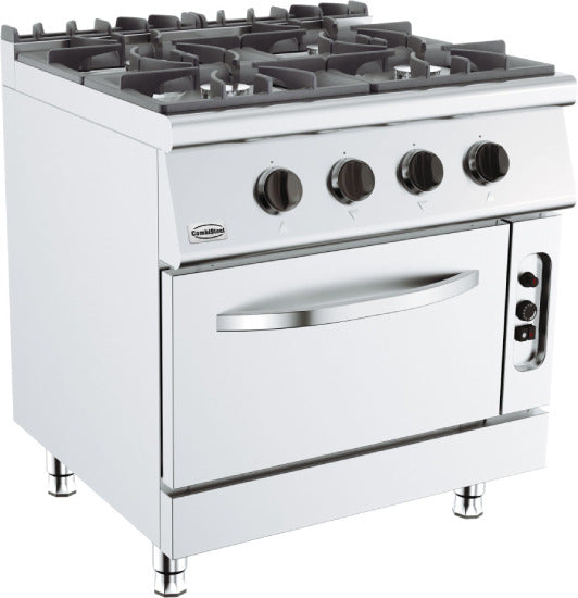 Gasherd Base 700 4 Brenner mit Gasbackofen
