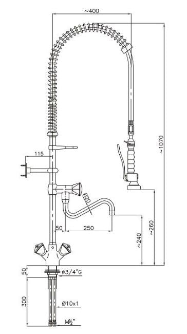 Geschirrbrause / Vorspüldusche