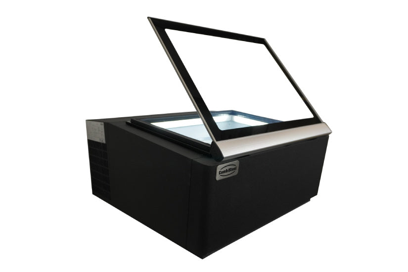 Eisvitrine  Tischmodell Speiseeisvitrine schwarz