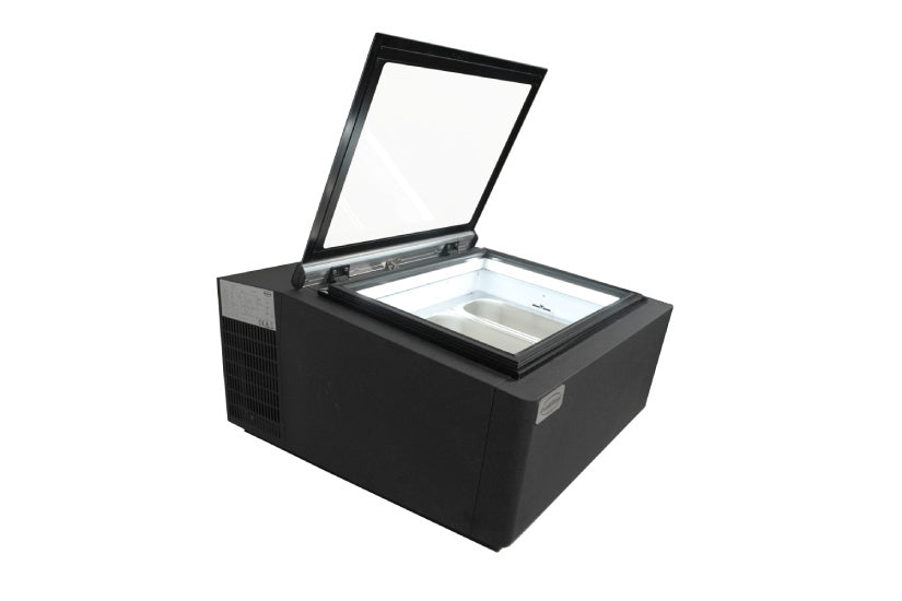 Eisvitrine  Tischmodell Speiseeisvitrine schwarz V2