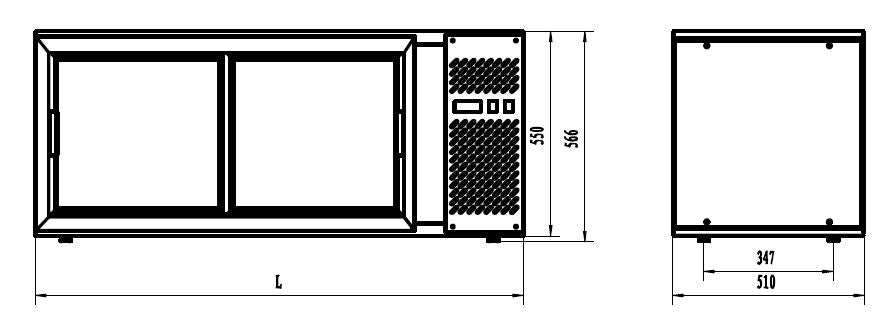Gebäckvitrine